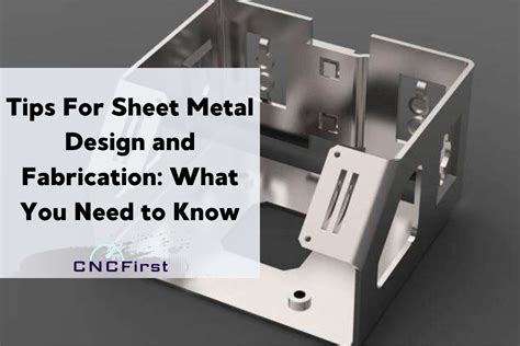 sheet metal design tips|basics of sheet metal fabrication.